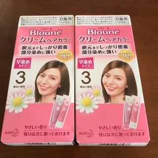 ブローネ(Blaune（KAO）)のパオ様専用 ブローネ クリームヘアカラー 明るい栗色 2個セット(白髪染め)