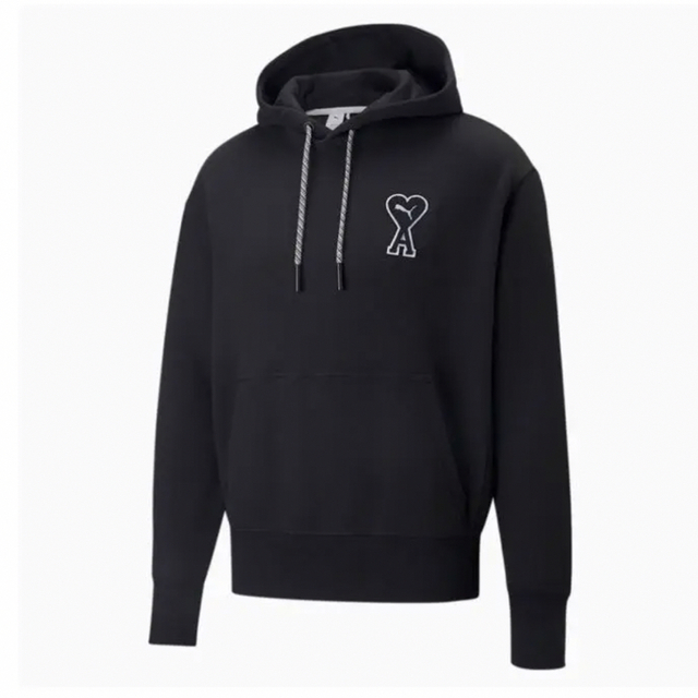 PUMA × Ami Paris コラボパーカー ブラック XSサイズ - パーカー