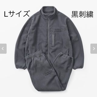 ワンエルディーケーセレクト(1LDK SELECT)のennoy Polartec City Fleece GRAY（黒） Lサイズ(ブルゾン)