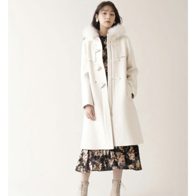 JILL by JILLSTUART フロッシーモッサダッフルコート 見事な創造力