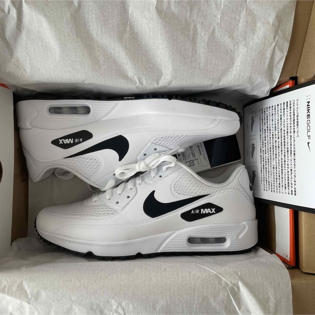 Nike Air Max 90 Golf White Black 26.0cm-