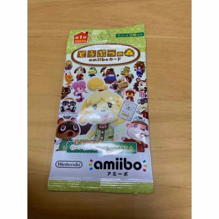 ニンテンドウ(任天堂)のamiiboカード 1弾 1パック　新品未開封　アミーボ(その他)