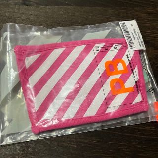 オフホワイト(OFF-WHITE)のoff-white Face Mask Pink オフホワイト フェイスカバー(その他)