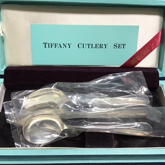 本物Tiffanyカトラリー３本セット未使用カトラリー/箸