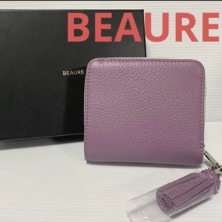 ビューレ(Beaure)の新品 BEAURE 本革 レザー 財布 二つ折り バイカラー ビュレ ヴュレ(財布)