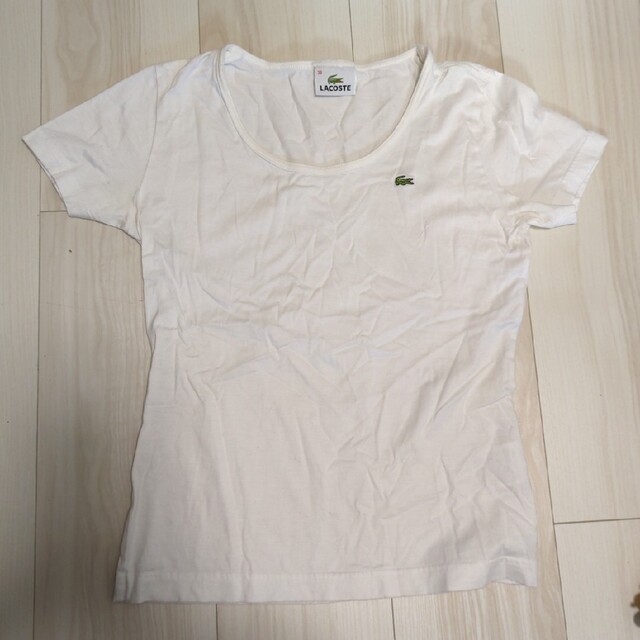 LACOSTE(ラコステ)の美品　LACOSTE　Tシャツ　38 レディースのトップス(Tシャツ(半袖/袖なし))の商品写真