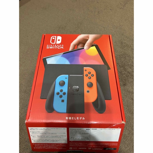 ニンテンドースイッチ　有機EL ネオンブルー ネオンレッド