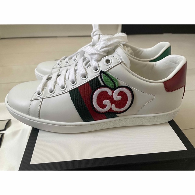 見事な Gucci - Gucci アップルスニーカー 22.5cm 新品未使用