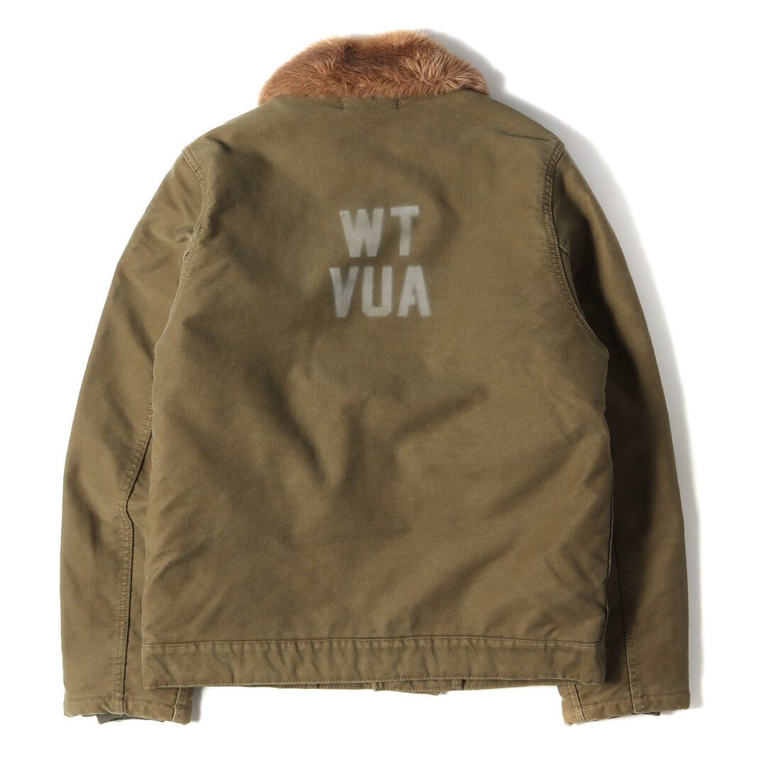 WTAPS ダブルタップス WTVUA ロゴ N-1 デッキジャケット オリーブ