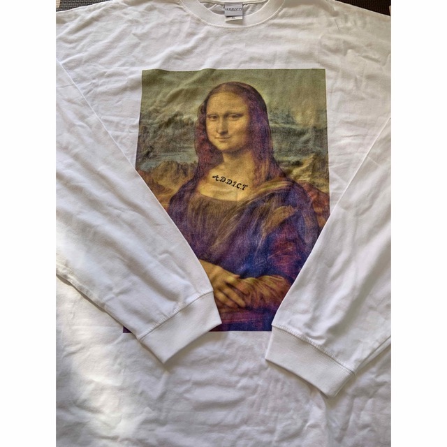 A.D.D.I.C.T Monna Lisa Tee addict XLサイズ メンズのトップス(Tシャツ/カットソー(七分/長袖))の商品写真