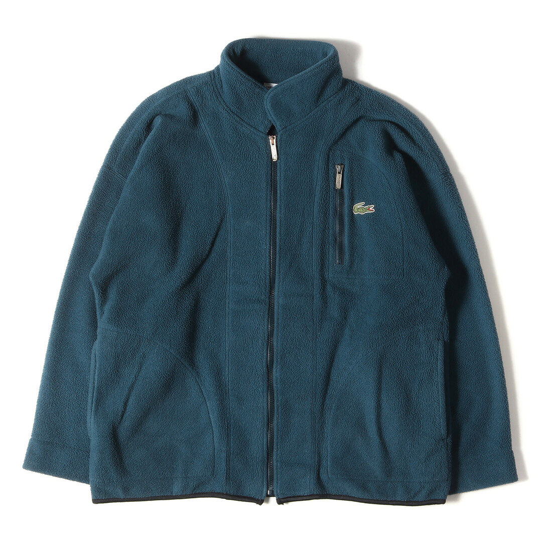 80s 90s LACOSTE ラコステ 文字ワニ ジップ ニット ジャケット