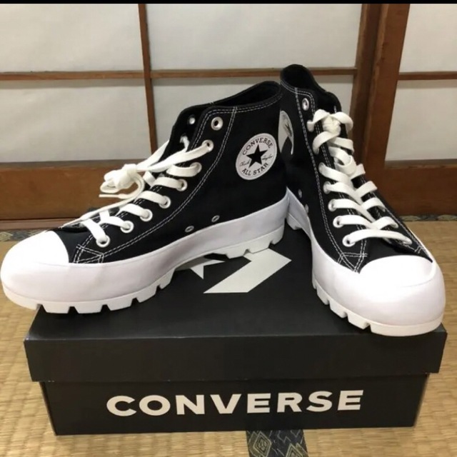 CONVERSE(コンバース)のコンバース ブラック & ホワイト CTAS Lugged ハイ スニーカー レディースの靴/シューズ(スニーカー)の商品写真