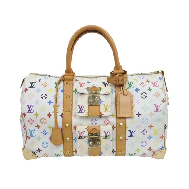 大流行中！ VUITTON LOUIS - 44565 中古 良品 M92641 マルチカラー 白