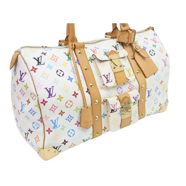 ルイヴィトン LOUIS VUITTON キーポル45 ボストンバッグ マルチカラー