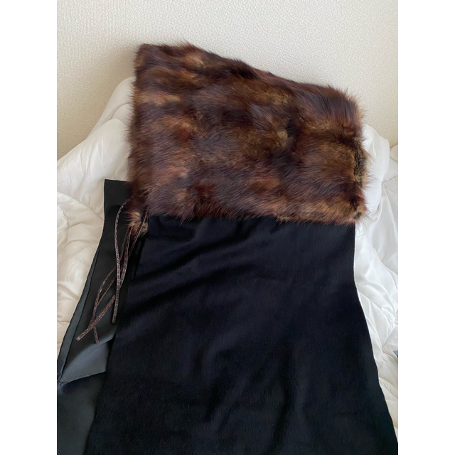 FENDI カシミヤ100 リアルファー 大判ストール | myglobaltax.com