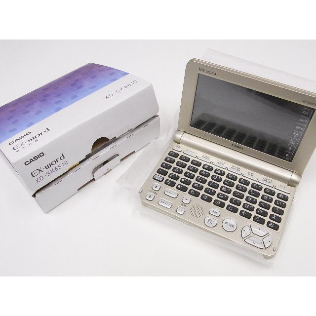 CASIO(カシオ)の未使用品　カシオ　電子辞書　EX-word XD-SK6810 スマホ/家電/カメラのPC/タブレット(電子ブックリーダー)の商品写真