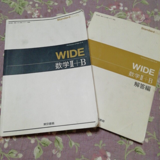 WIDE 数学Ⅱ+B エンタメ/ホビーの本(語学/参考書)の商品写真