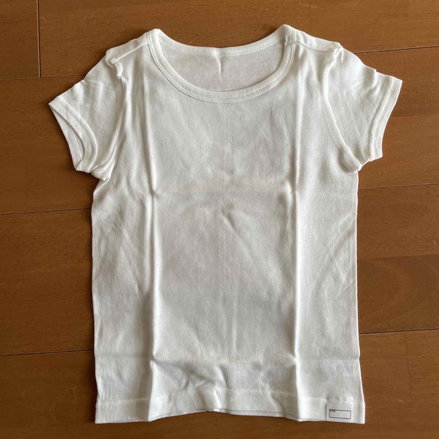 MUJI (無印良品)(ムジルシリョウヒン)の無印　半袖肌着 キッズ/ベビー/マタニティのキッズ服男の子用(90cm~)(下着)の商品写真