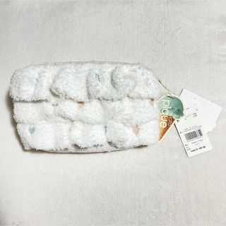 ジェラートピケ(gelato pique)のgelato pique ジェラートピケ ホワイトデーハート刺繍ポーチ 白(ポーチ)