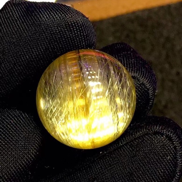 大割引 ⭐︎【天然】タイチンクオーツ 丸玉 17.3mm 各種パーツ