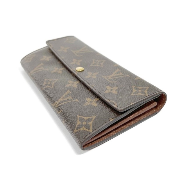 LOUIS VUITTON(ルイヴィトン)の◆◆LOUIS VUITTON ルイヴィトン モノグラム ポルトフォイユ・サラ  長財布 M61734 ブラウン ホツレあり　ソリあり ハンドメイドのファッション小物(財布)の商品写真