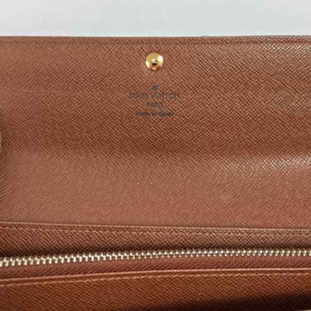 LOUIS VUITTON(ルイヴィトン)の◆◆LOUIS VUITTON ルイヴィトン モノグラム ポルトフォイユ・サラ  長財布 M61734 ブラウン ホツレあり　ソリあり ハンドメイドのファッション小物(財布)の商品写真