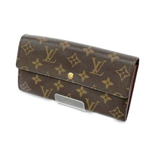 ルイヴィトン(LOUIS VUITTON)の◆◆LOUIS VUITTON ルイヴィトン モノグラム ポルトフォイユ・サラ  長財布 M61734 ブラウン ホツレあり　ソリあり(財布)