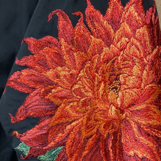 yohji yamamoto シャツ ダリア 刺繍 希少 22SSヨウジシャツ