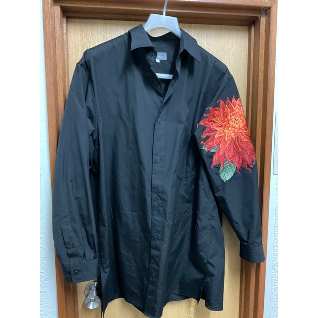 yohji yamamoto シャツ ダリア 刺繍 希少 22SSヨウジ | www