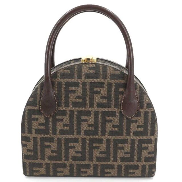 未使用 展示品 フェンディ FENDI ズッカ柄 ラウンドバニティ 2way