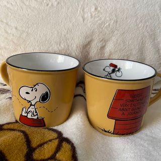 スヌーピー(SNOOPY)のSNOOPY コーヒーカップ　２つセット(食器)