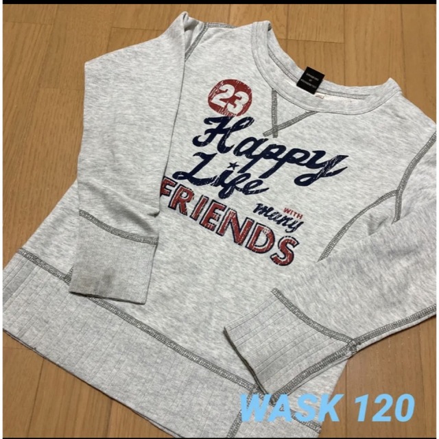 WASK(ワスク)のWASK 薄手 トレーナー 120 キッズ/ベビー/マタニティのキッズ服男の子用(90cm~)(Tシャツ/カットソー)の商品写真