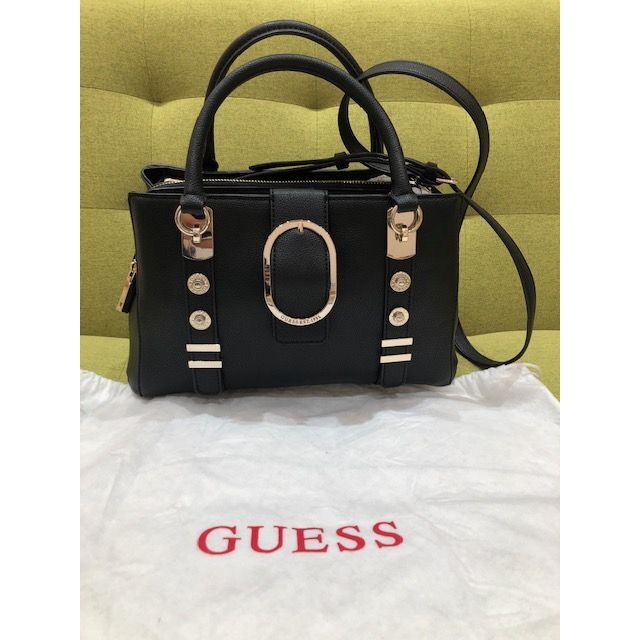GUESS - ◆【お値下げ】GUESS　サッチェルバック　黒