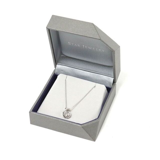 スタージュエリー Star Jewelry ダイヤ 0.10ct ネックレス 43cm Pt ...