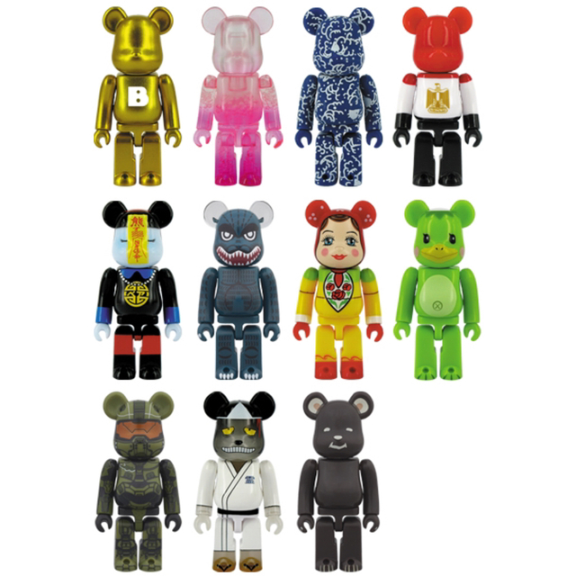 ベアブリック　bearbrick　シンガポール限定　キョンシー　蓄光