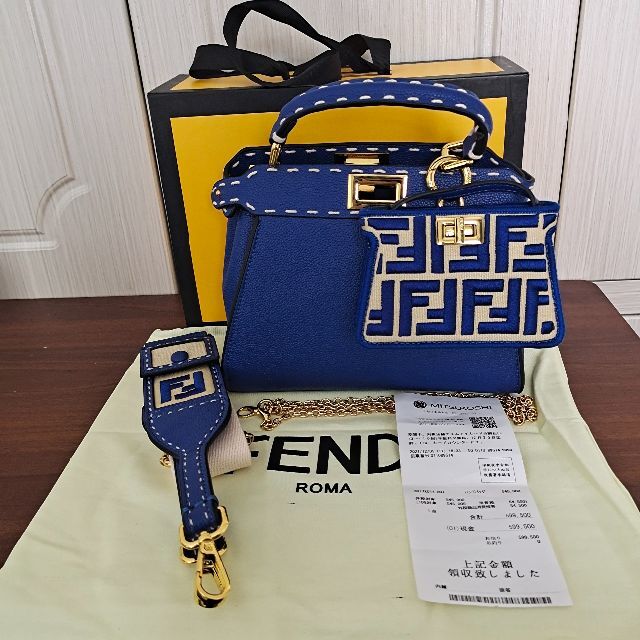 半額SALE/ FENDI - フェンディ ピーカブー スモール セレリア バッグ
