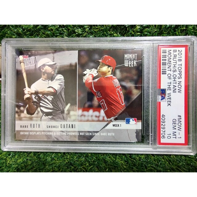 PSA10 GEM MT 2018 大谷翔平 ベーブ・ルース topps