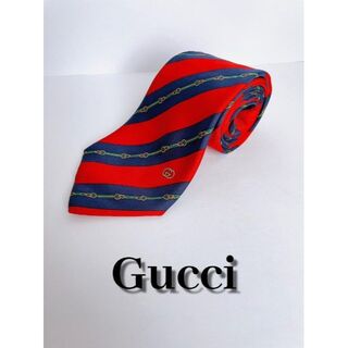 グッチ(Gucci)の【正規品・美品・クリーニング済！】GUCCI　グッチ　ネクタイ　高級シルク(ネクタイ)