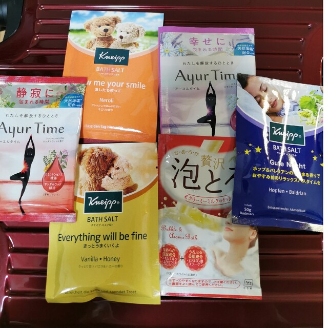 独創的 Kneipp 確認用クナイプ&アーユル&泡とろ⑦ 入浴剤+バスソルト 12個セット★クナイプ バスソルト 重炭酸入浴剤 スパークリングタブレット
