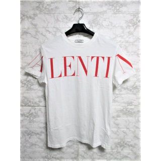 ヴァレンティノ(VALENTINO)の☆ヴァレンティノ プリント ビッグ ロゴ Tシャツ/メンズ/XS/白☆新作モデル(Tシャツ/カットソー(半袖/袖なし))