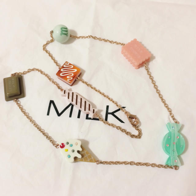 MILK(ミルク)のMILK♡スイーツモチーフネックレス レディースのアクセサリー(ネックレス)の商品写真
