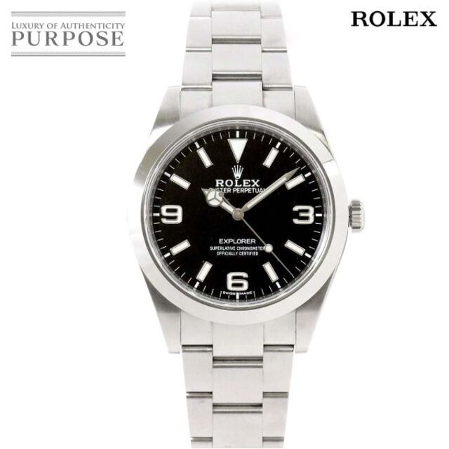 一流の品質 ブラック 腕時計 メンズ ルーレット ランダム 214270 エクスプローラ1 ROLEX ロレックス - ROLEX 文字盤 90177251 VLP I Explorer ウォッチ 自動巻き 腕時計(アナログ)