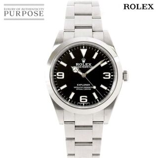 ロレックス(ROLEX)のロレックス ROLEX エクスプローラ1 214270 ランダム ルーレット メンズ 腕時計 ブラック 文字盤 自動巻き ウォッチ Explorer I VLP 90177251(腕時計(アナログ))