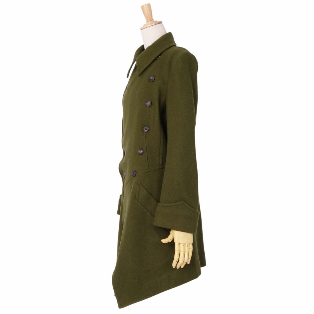 極美品 ワイズ Y's Yohji Yamamoto コート ロングコート ダブルブレスト 無地 ウール アウター レディース YX-C53-153 3(L相当) カーキ 極美品 ワイズ Y's Yohji Yamamoto コート ロングコート ダブルブレスト 無地 ウール アウター レディース YX-C53-153 3(L相当) カーキ