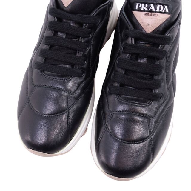 PRADA - プラダ PRADA スニーカー ローカット カーフレザー シューズ