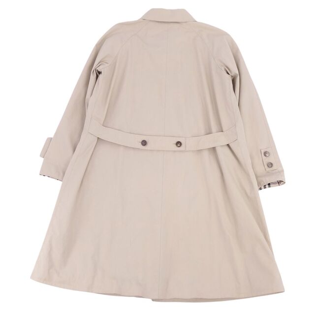 美品 バーバリー ロンドン BURBERRY LONDON コート ステンカラーコート バルマカーンコート コットン100% アウター レディース 11(M相当) ベージュ 美品 バーバリー ロンドン BURBERRY LONDON コート ステンカラーコート バルマカーンコート コットン100% アウター レディース 11(M相当) ベージュ