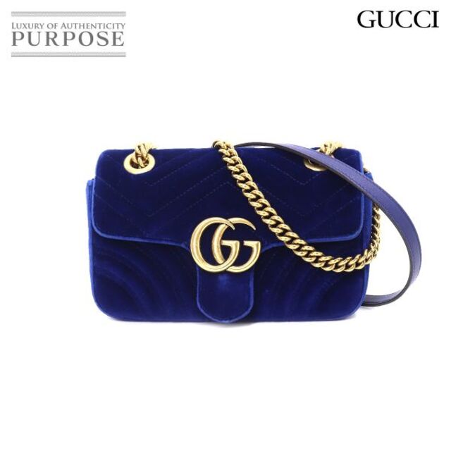期間限定!最安値挑戦】 Gucci - 90176724 VLP 446744 ブルー レザー