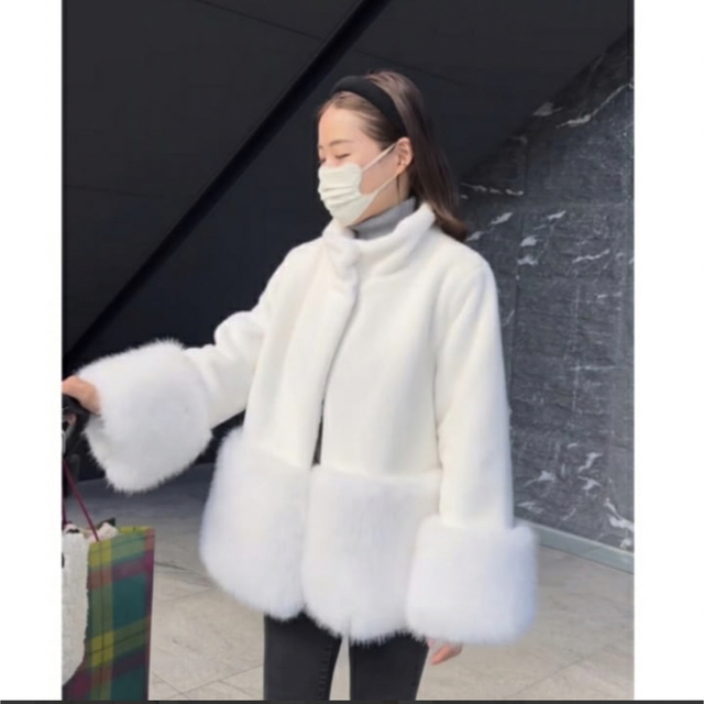 【新品未使用】Eco volume fur coat