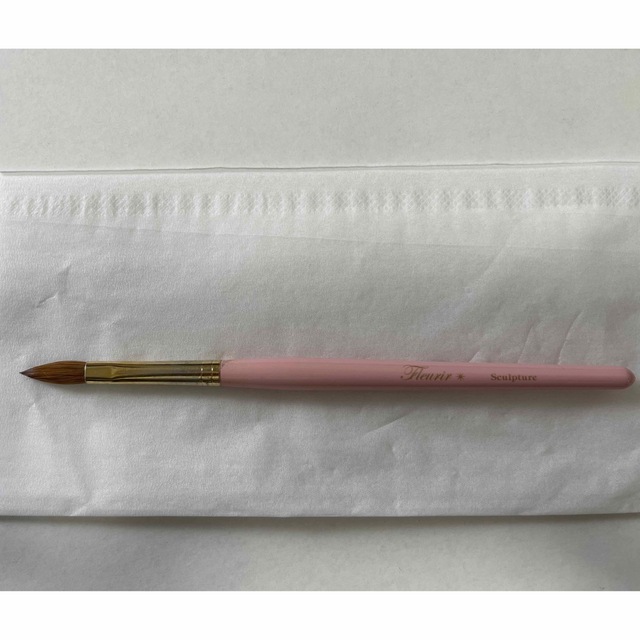 フルーリア　スカルプチュアブラシ　スカルプチュア筆　ピンク　廃盤　ネイル検定　 | フリマアプリ ラクマ
