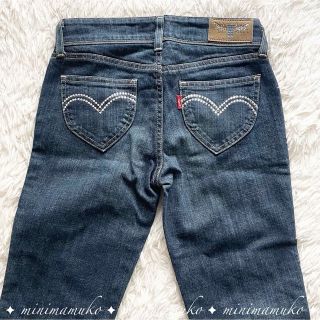 リーバイス(Levi's)のリーバイス スワロフスキー限定コラボ デニム ハートポケット ブーツカット(デニム/ジーンズ)